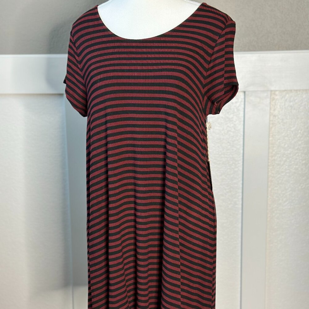 Black and red dress